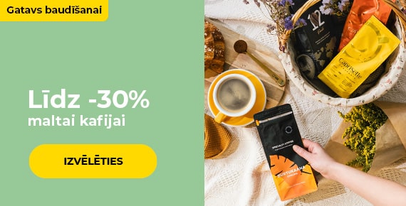 Līdz -30% maltai kafijai