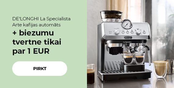 DE'LONGHI La Specialista Arte kafijas automāts + biezumu tvertne tikai par 1 EUR