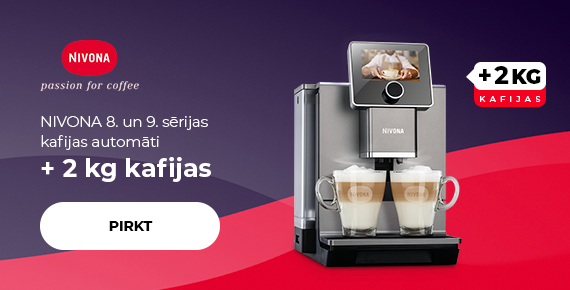 NIVONA 8. un 9. sērijas kafijas automāti + 2 kg kafijas