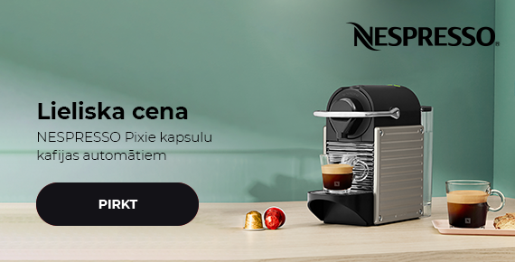 Lieliska cena NESPRESSO Pixie kapsulu kafijas automātiem
