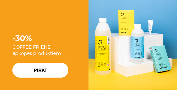 -30% COFFEE FRIEND apkopes produktiem