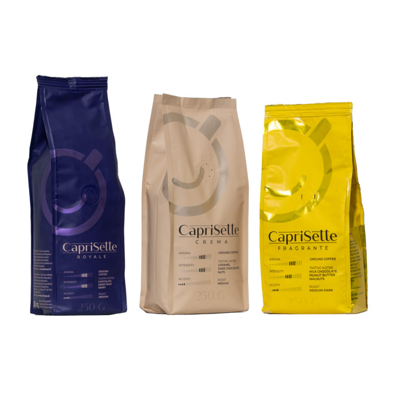 Maltās kafijas komplekts Caprisette TOP, 3 x 250 g