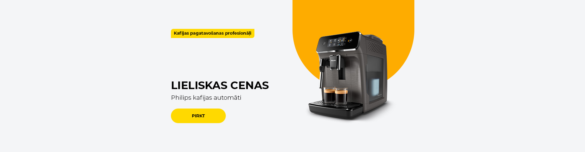 LIELISKAS CENAS Philips kafijas automāti